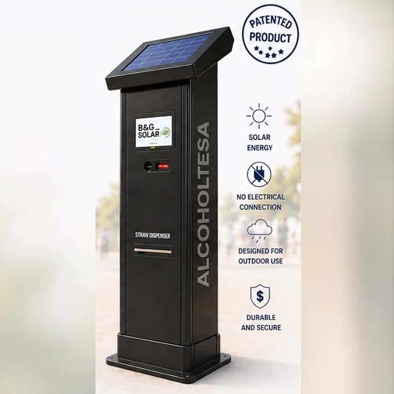 Alcoolímetro de Autoteste B&G Solar
