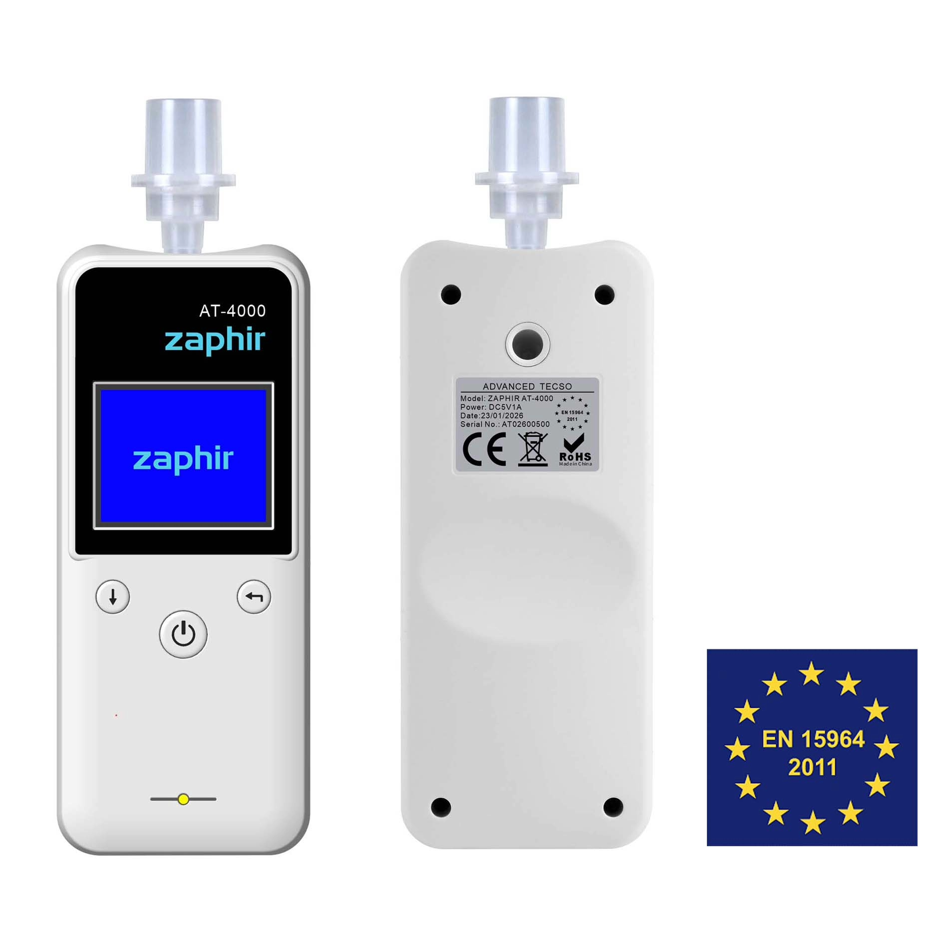 Alcoolímetro Qualitativo ZAPHIR AT-4000