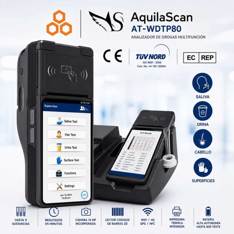 Analisador de drogas Aquila Scan  AT-WDP80 (4-1)